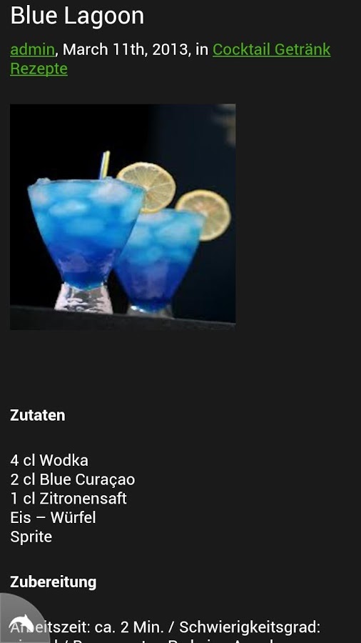 Cocktail Getränk Rezepte截图2