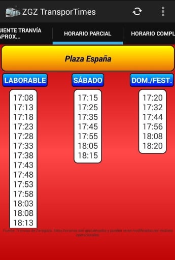 ZGZ TransporTimes截图2