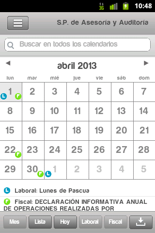 Calendario Fiscal y Labo...截图3