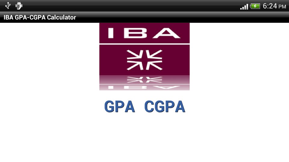 IBA GPA-CGPA Calculator截图1