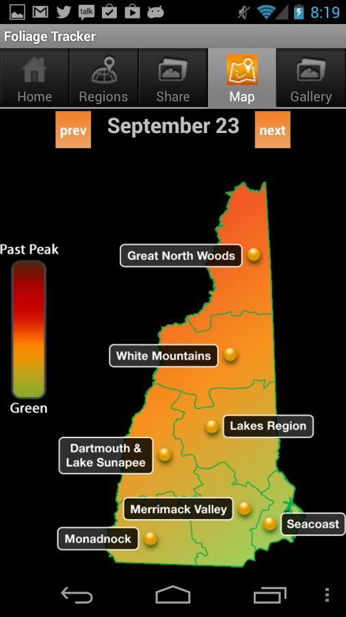 NH Foliage Tracker 2.0截图2