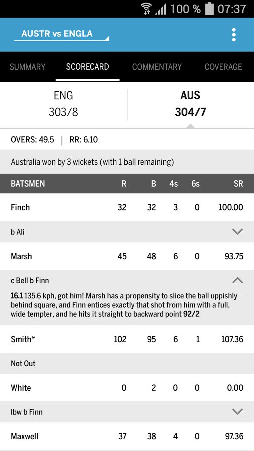 LIVE Cricket Scores & News截图9