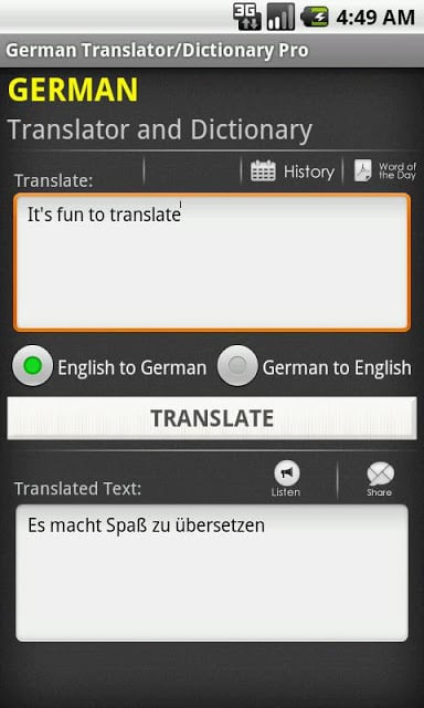 德语翻译免费 German translation free截图2