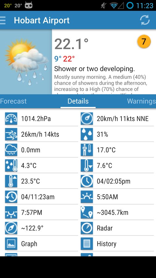 金天气免费 Au Weather Free截图2