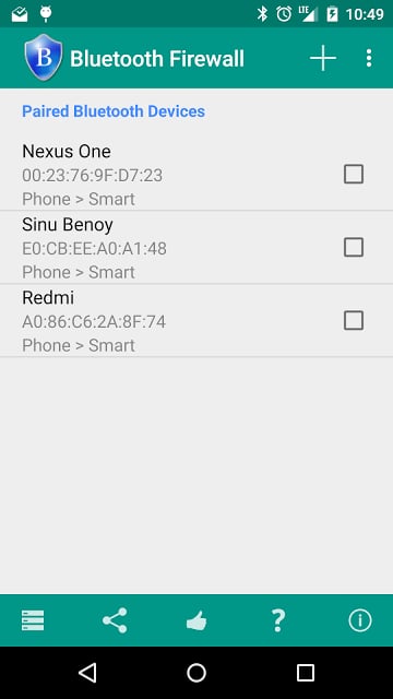 Bluetooth Firewall Trial截图5