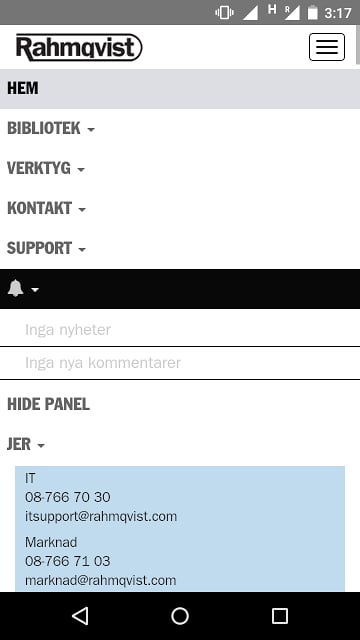 Rahmqvist Intranet Mobile截图3