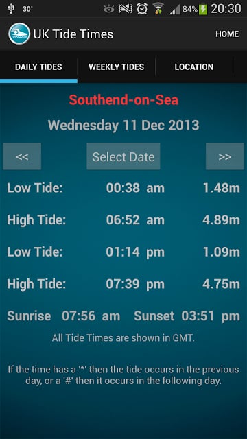 UK Tide Times截图7