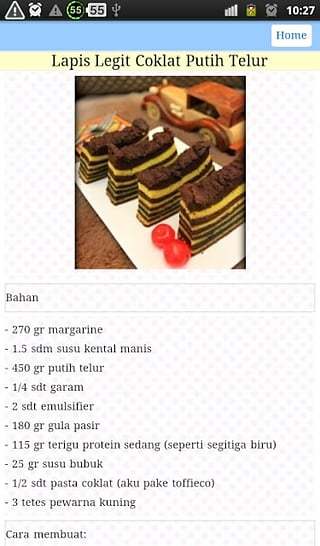 Aneka Resep Kue Lapis Legit截图1