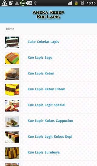 Aneka Resep Kue Lapis Legit截图2