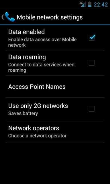 Data Settings截图1