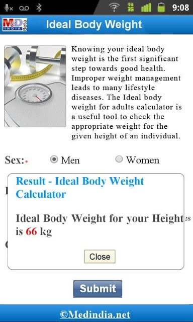 Ideal Body Weight截图2