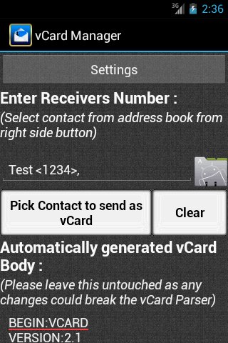 vCard Manager截图5