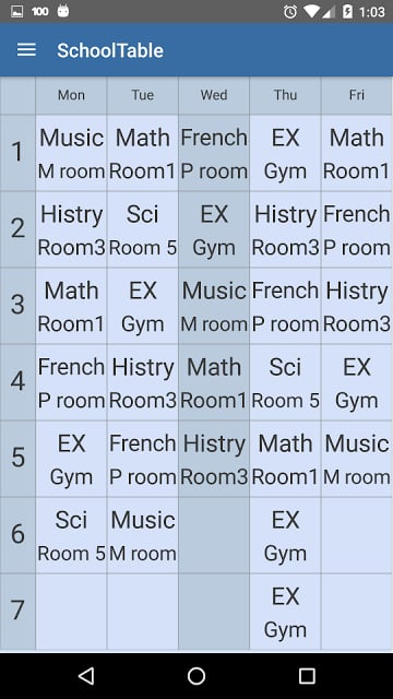 Time Table截图8