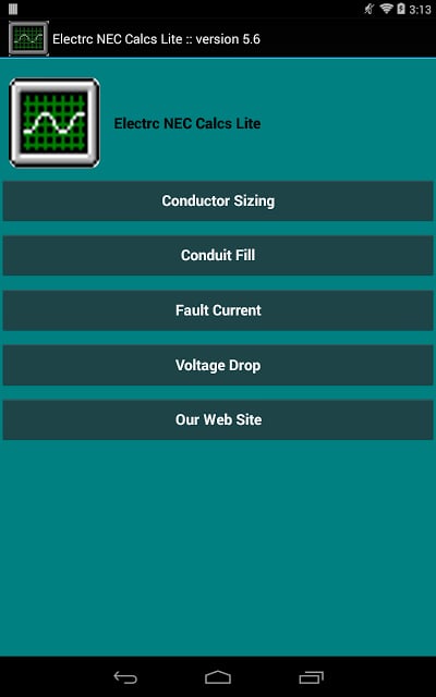 Electrc NEC Calcs Lite截图1