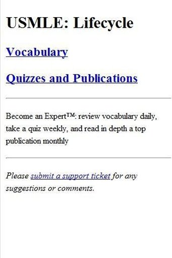 USMLE: Lifecycle截图3