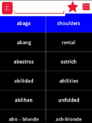 Cebuano English Dictionary截图4