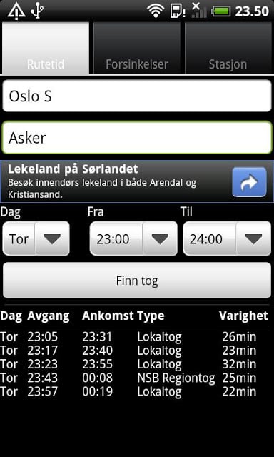 Togtider i Norge截图1