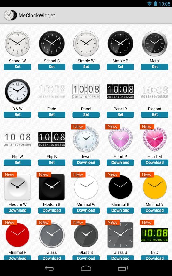 Me Clock Widget-时钟小工具截图1