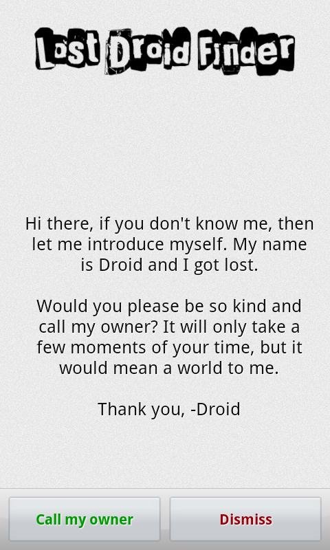 Lost Droid Finder &middot; Lost Phone截图2