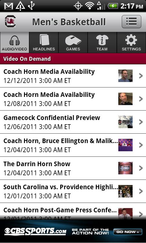 South Carolina Gamecocks Sport截图5