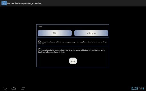 BMI-%BF Calculator截图10