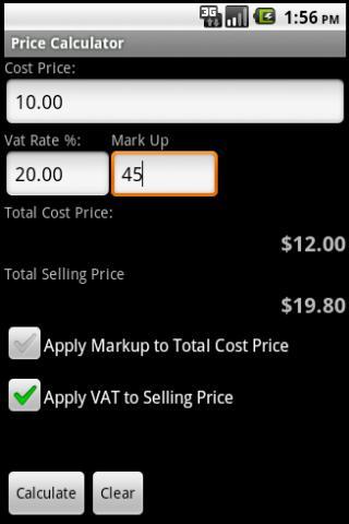 Price Calculator截图2