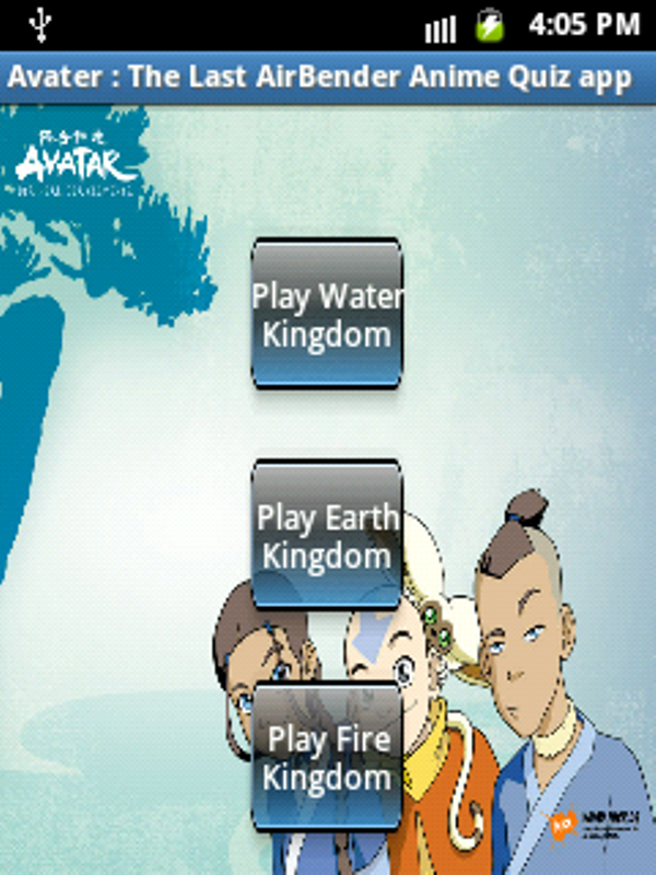 Avater : The Last AirBender Anime Quiz app截图3