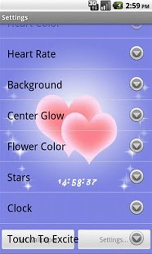 Hearts and Flowers LWP Free截图10