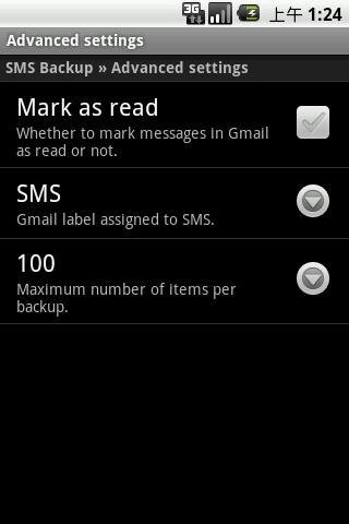 SMS Backup or Save to Gmail截图4