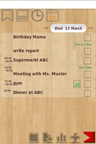 Todo-Calendar-Tracker-Notes截图2