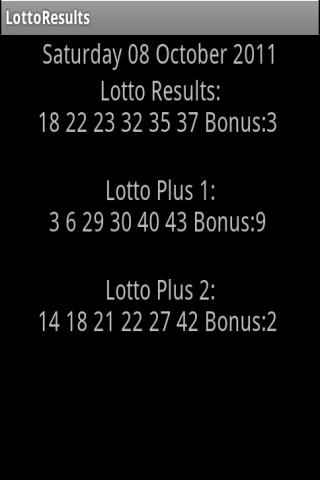 Irish Lotto Checker截图1