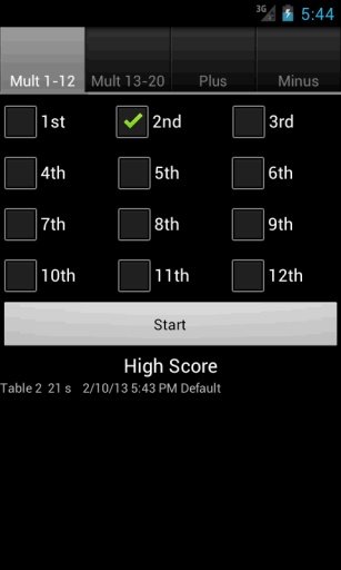 Mult - Multiplication Table截图2