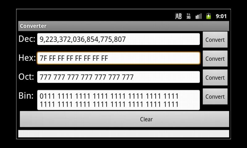 Bin Dec Hex Oct Converter截图6