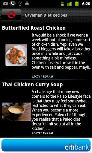 Caveman Diet Recipes! FREE截图2