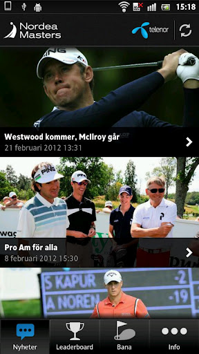 Nordea Masters 2012截图3