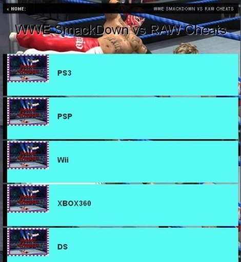 WWE: SmackDown vs RAW Cheats截图10