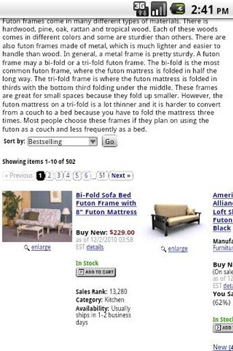 Todays Futons Furniture Store截图6