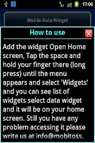 Internet on/off widget截图3