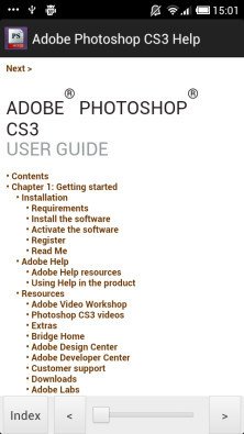 Adobe Photoshop CS3 Help截图2