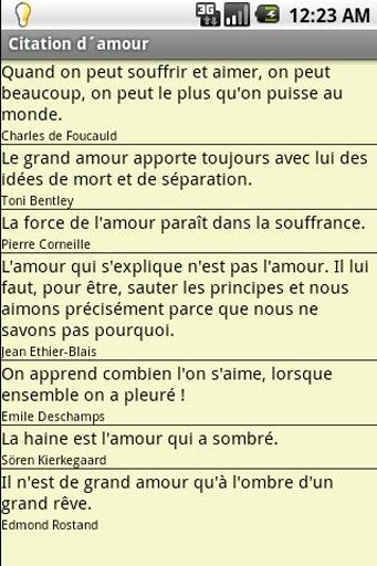 Citation d'amour截图3