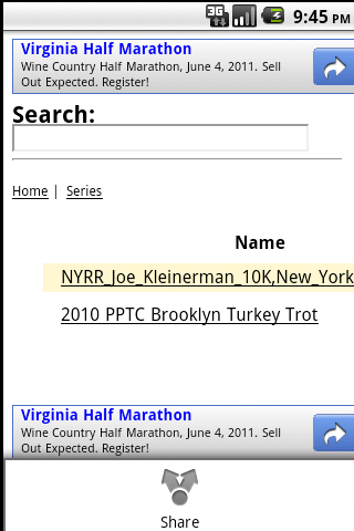 Running Results Search NYC,etc截图1