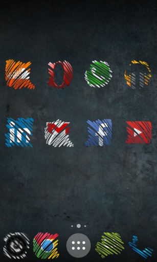 Sketchy icon pack Apex Nova截图1