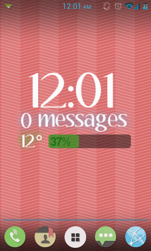 Elegant UCCW Clock Widget截图2