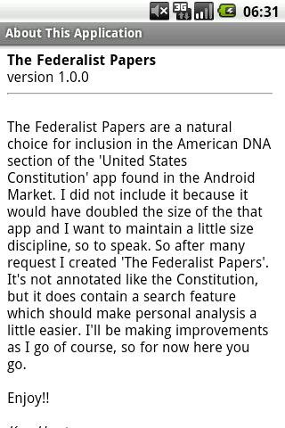 The Federalist Papers截图5