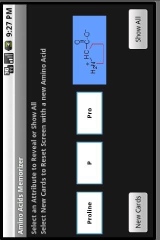 Amino Acid Memorizer截图1