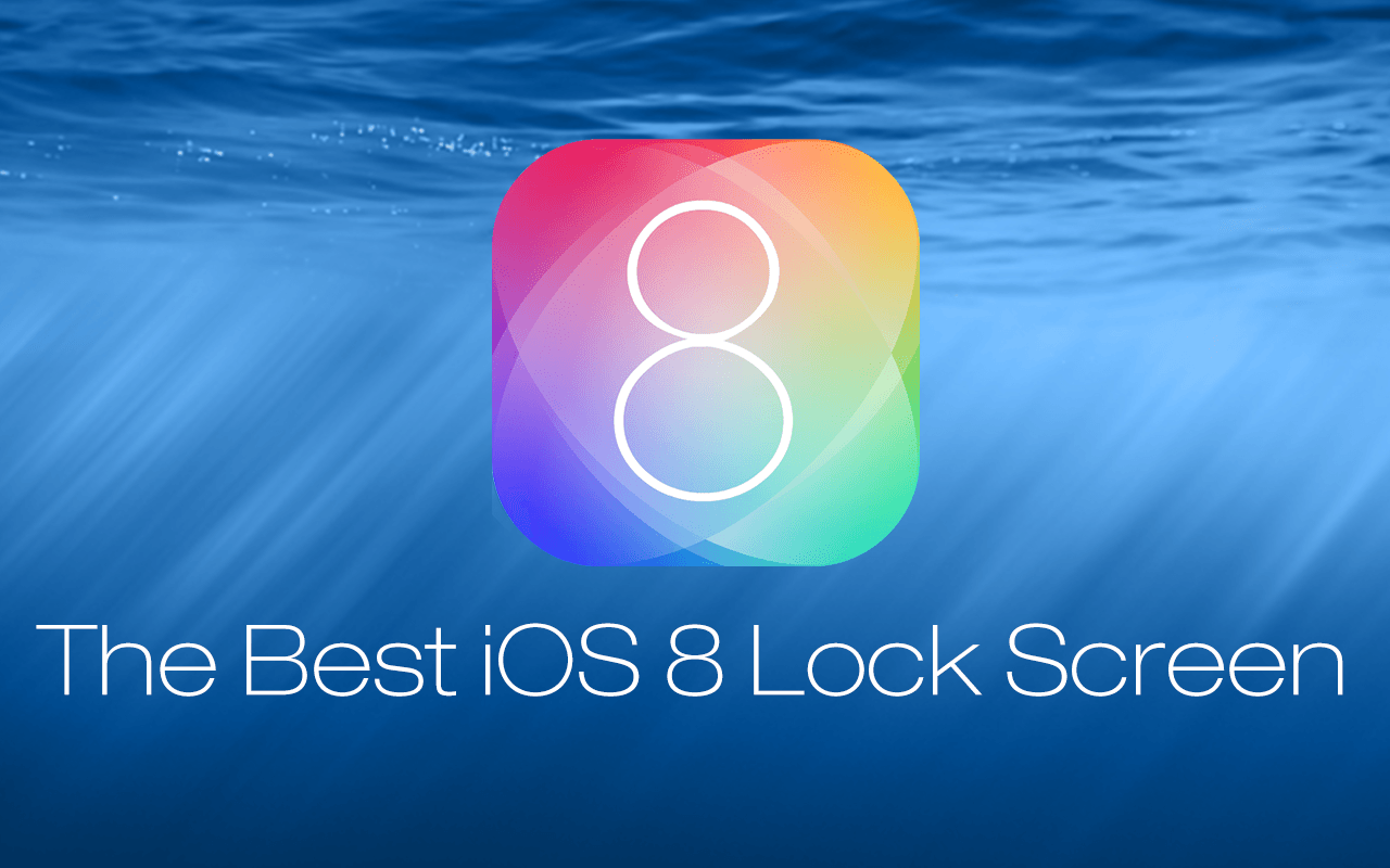 iOS 8 屏幕锁定截图3