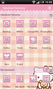 Handcent 5 Skin Hello Kitty截图6