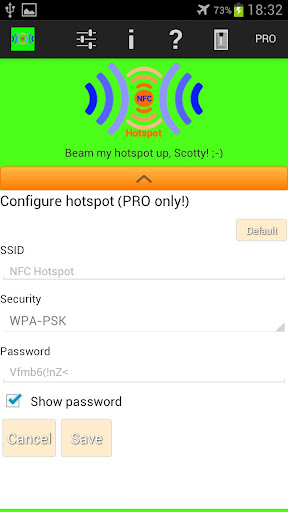 NFC Hotspot FREE截图1