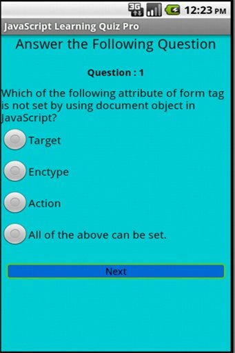 JavaScript Learning Quiz截图7