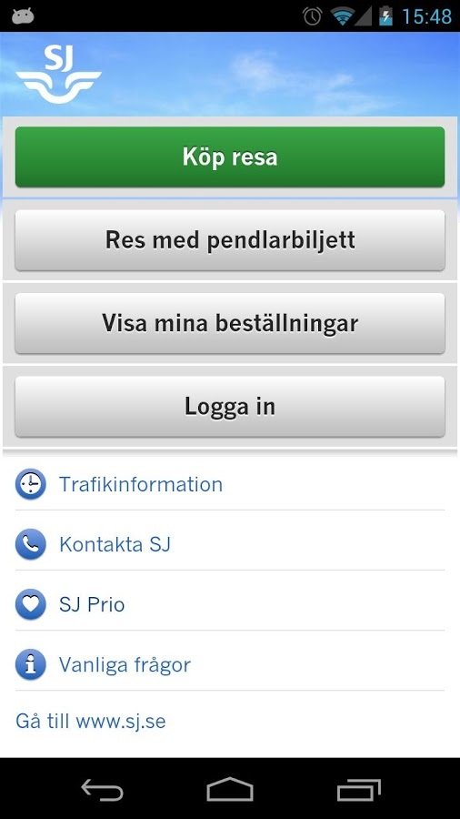 Boka Resa med SJ截图2